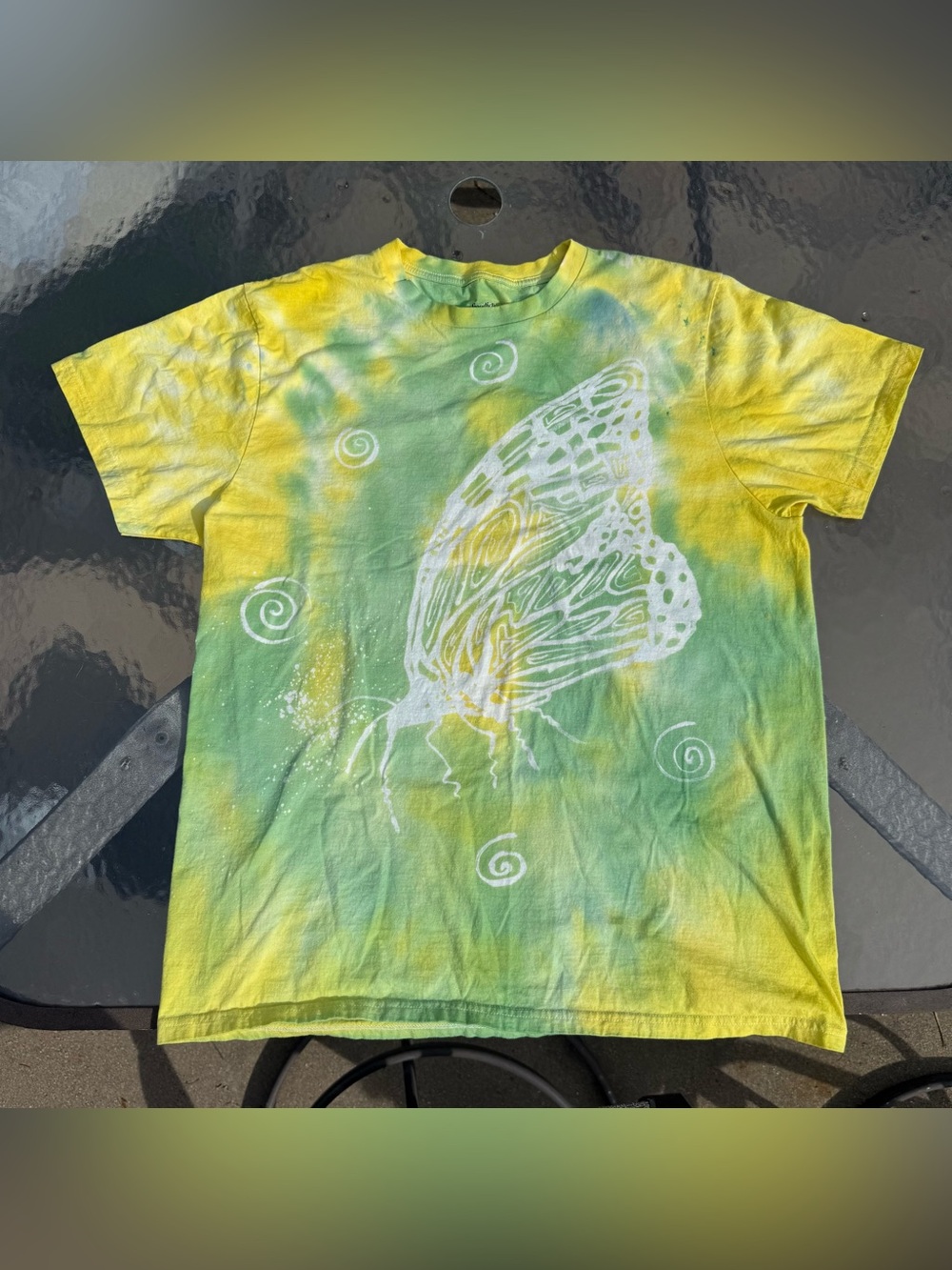 XL Monarch Butterfly Tie Dye T-shirt